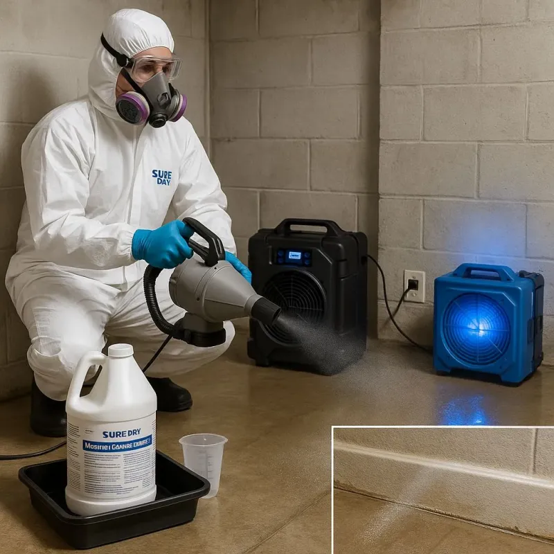 Sanitization and Odor Removal process in Williamsburg, OH