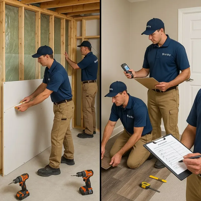 Repairs and Reconstruction process in Williamsburg, OH